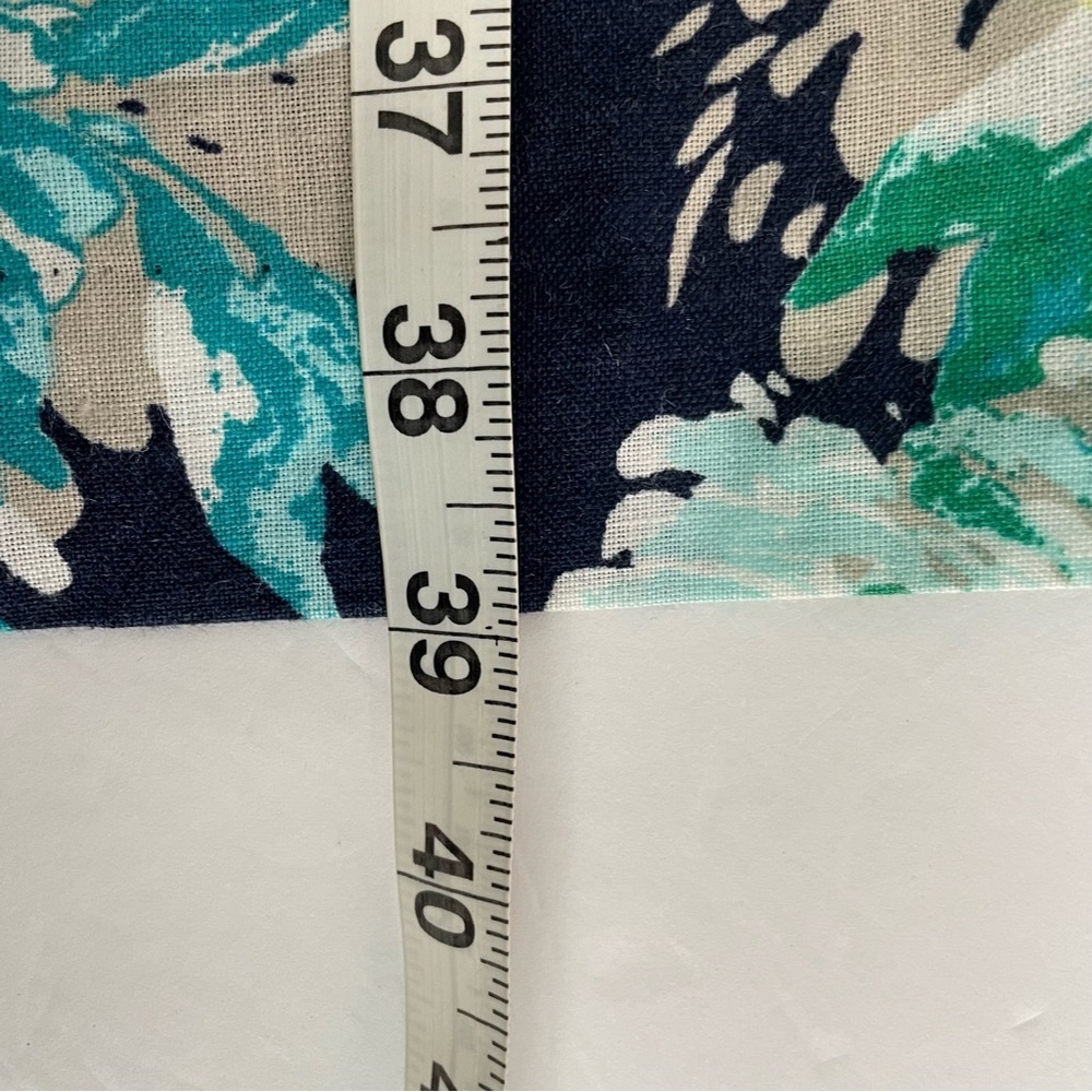 Kim Rogers Sleeveless Floral Linen Dress Size 12 - Picture 10 of 10